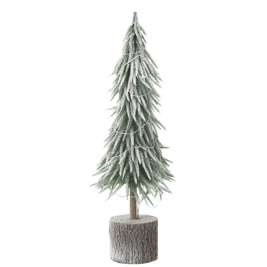 Albero di Natale A+Led Neve Artificiale Verde Large H60cm J-Line