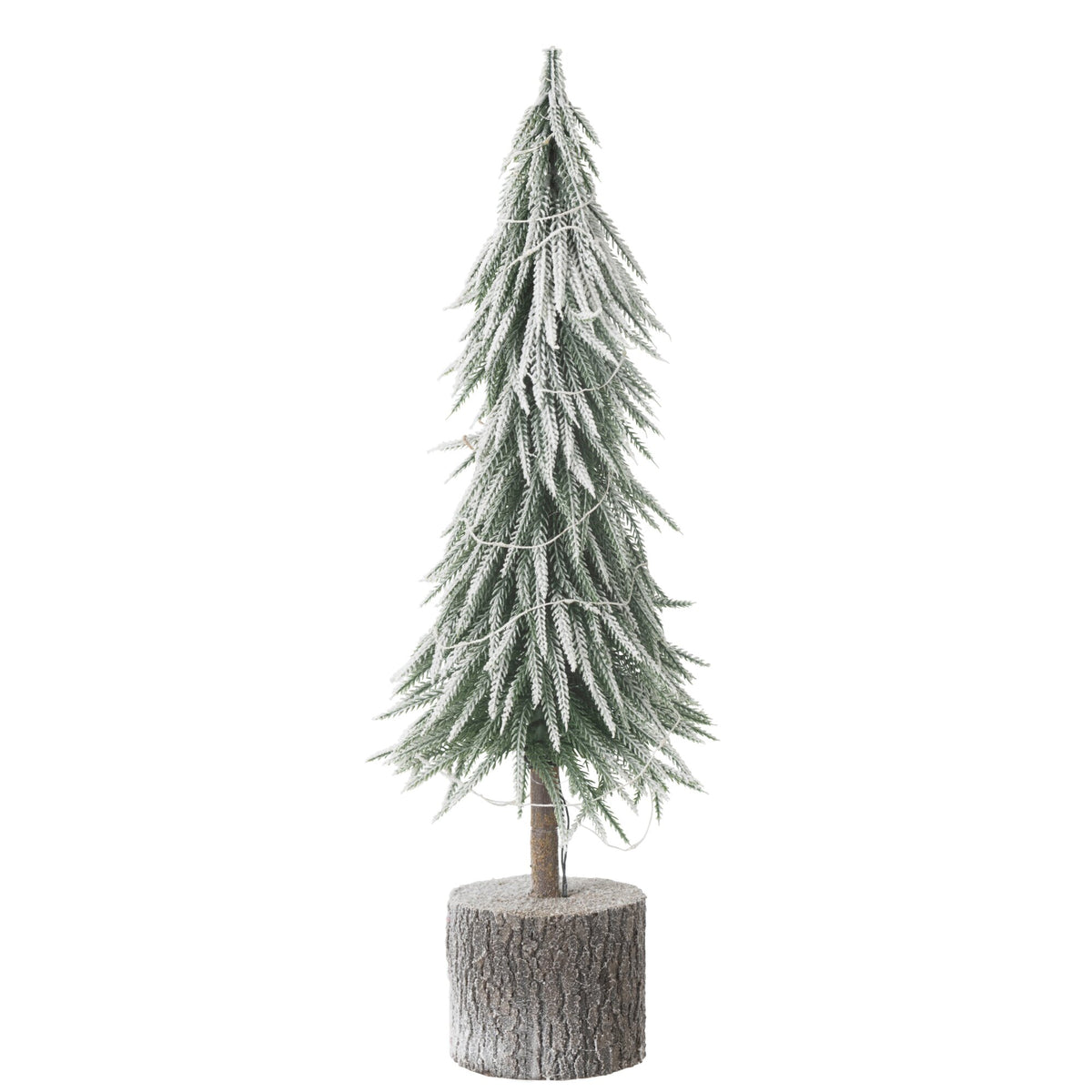 Albero di Natale A+Led Neve Artificiale Verde Large H60cm J-Line