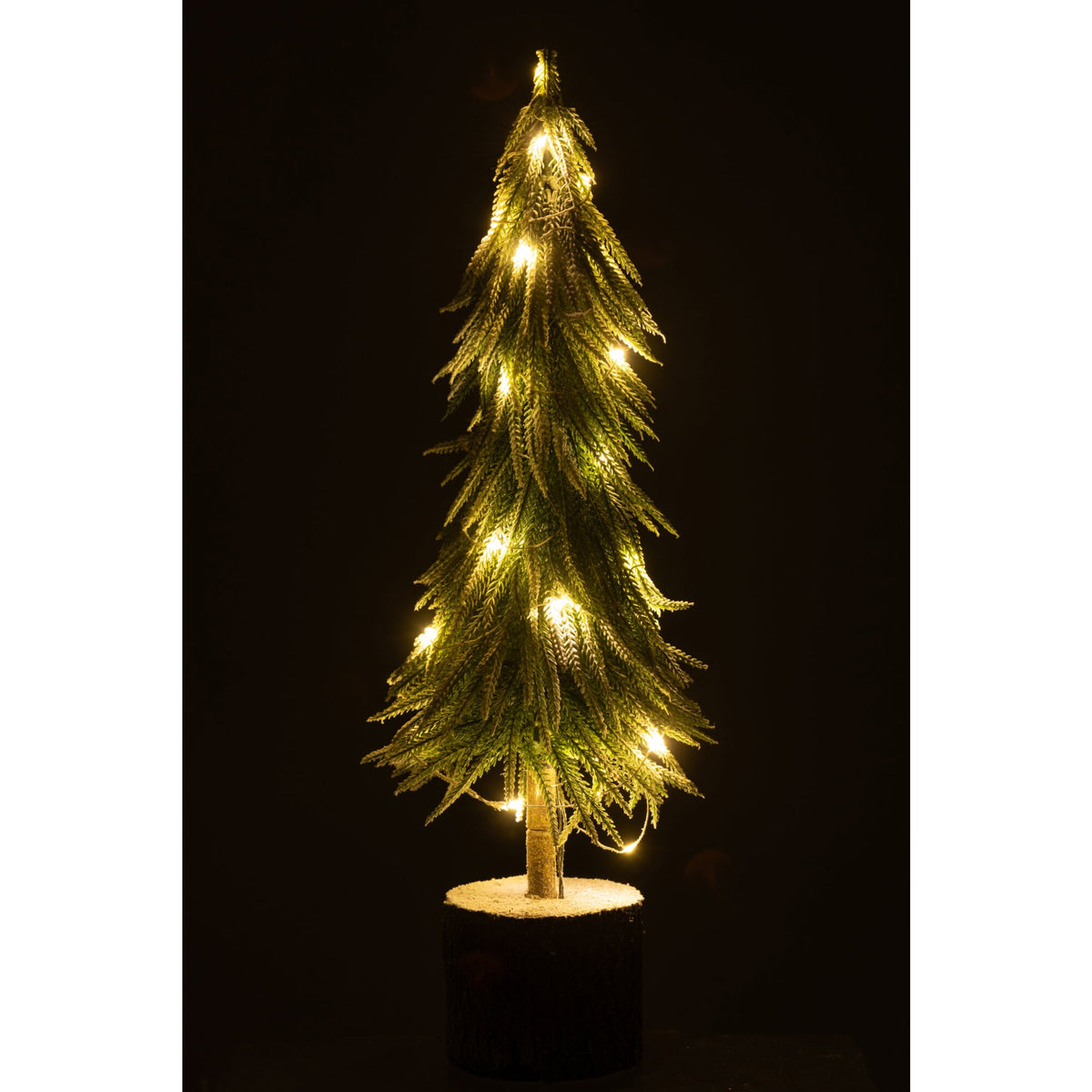 Albero di Natale A+Led Neve Artificiale Verde Large H60cm J-Line