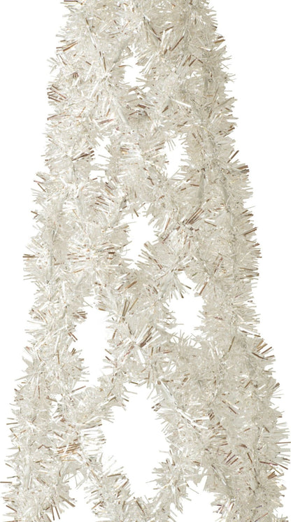 Albero di Natale Conico Lamierato Oro Metallo Bianco Piccolo H160cm J-Line