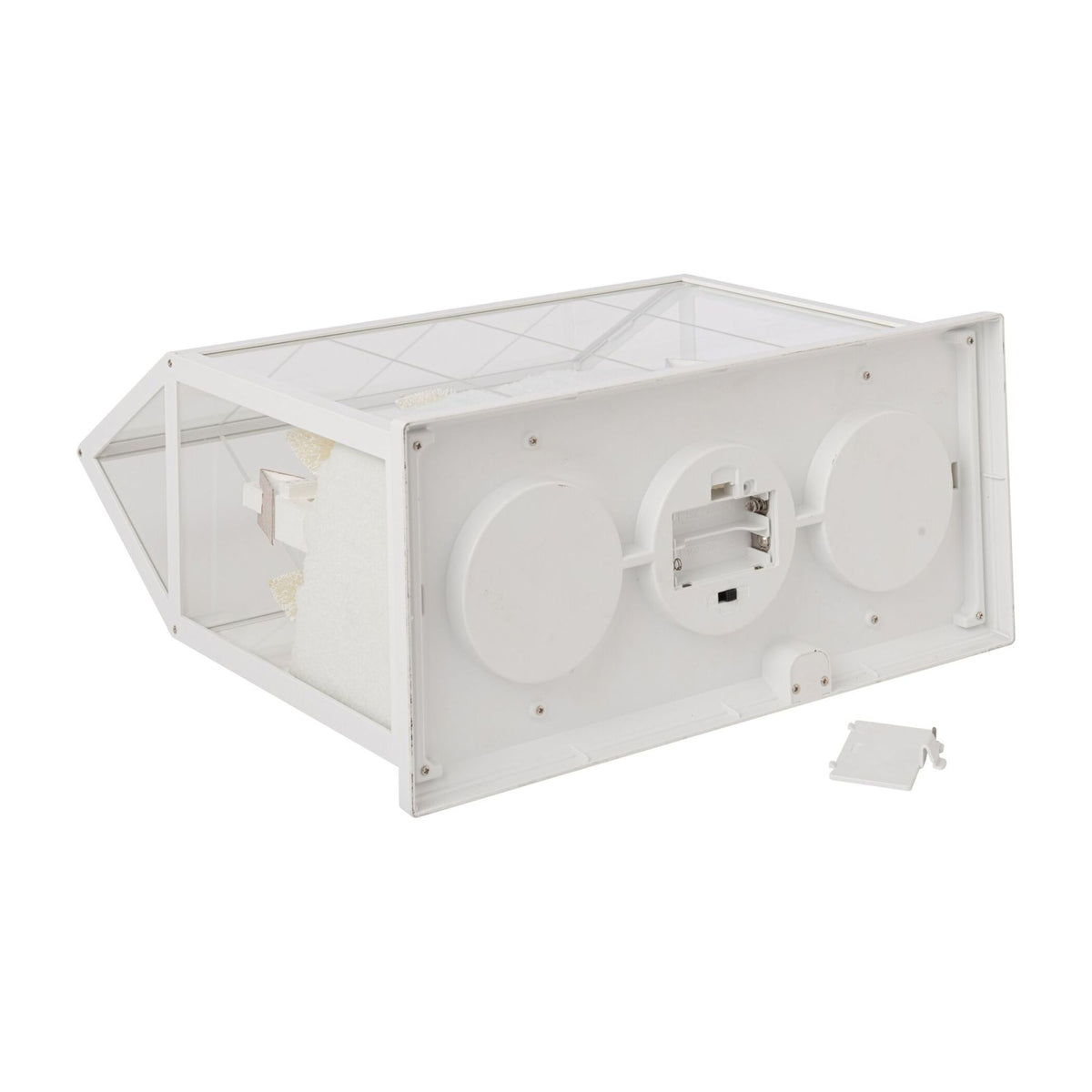 Villaggio di Natale Vetro LED Bianco/Oro Large J-Line