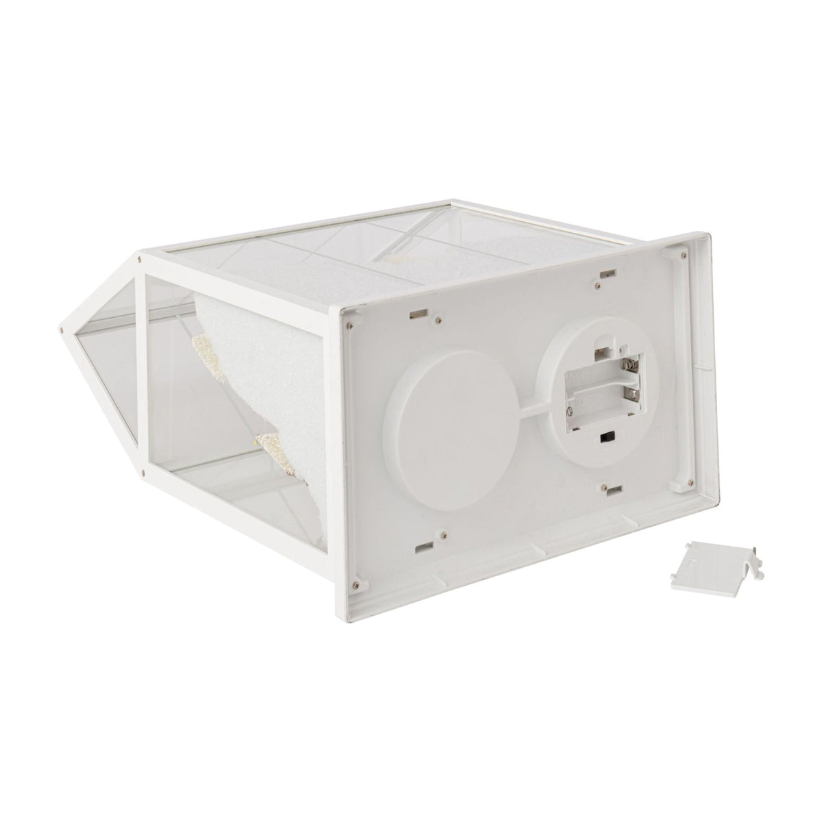 Villaggio di Natale Vetro LED Bianco/Oro Medio J-Line