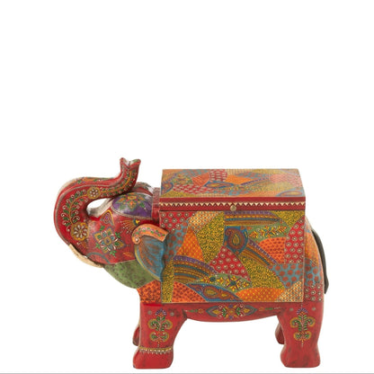 Valigia Elefante Delhi Legno di Mango Mix J-Line