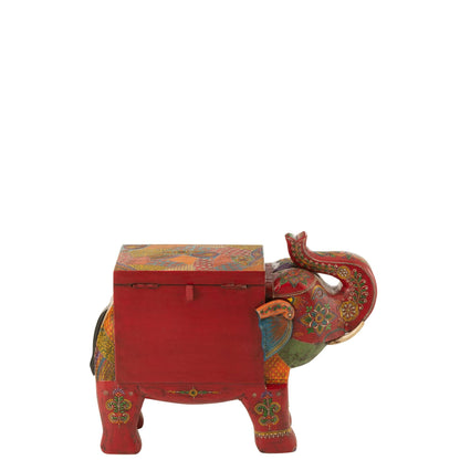 Valigia Elefante Delhi Legno di Mango Mix J-Line