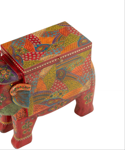 Valigia Elefante Delhi Legno di Mango Mix J-Line