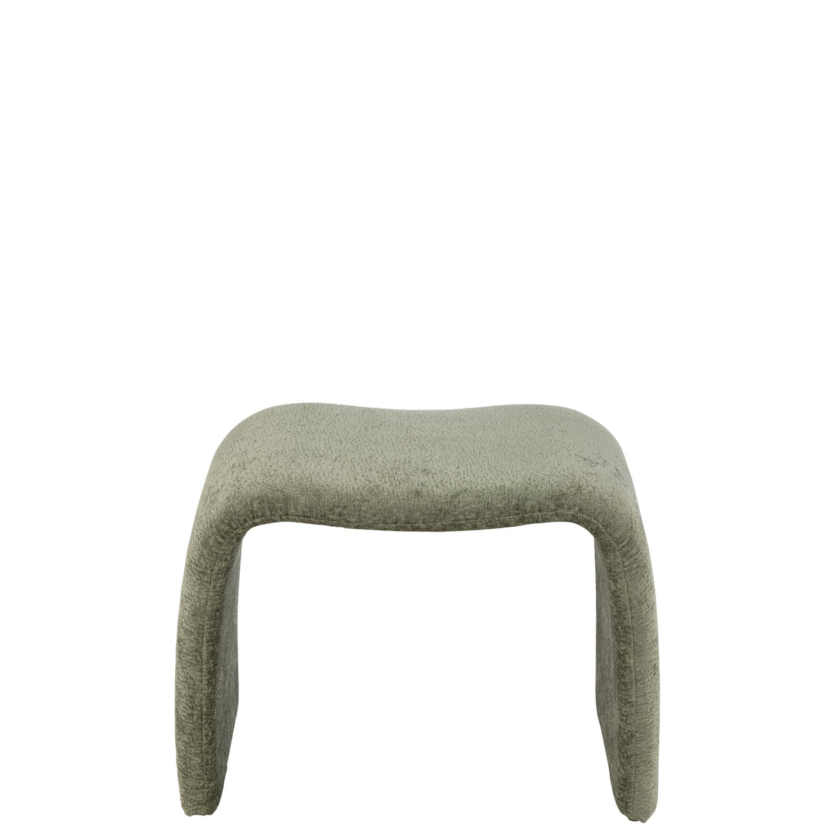 Sgabello N Shape Tessuto Verde Menta J-Line