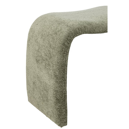 Sgabello N Shape Tessuto Verde Menta J-Line