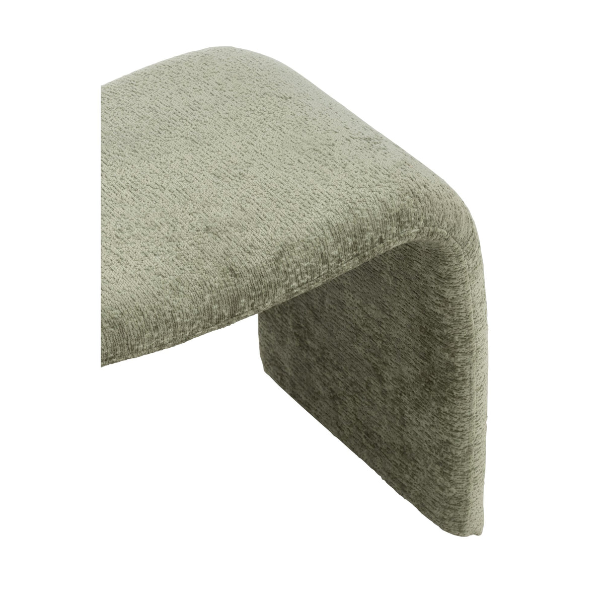 Sgabello N Shape Tessuto Verde Menta J-Line