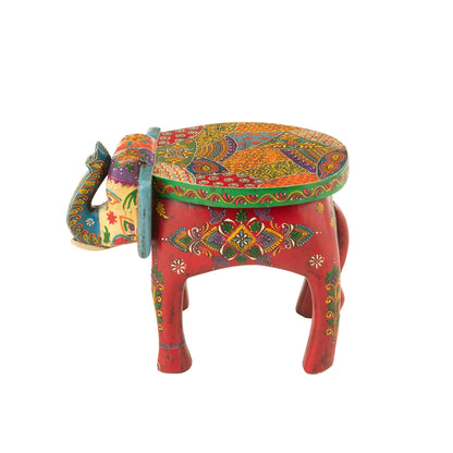 Sgabello Elefante Delhi Legno di Mango Mix J-Line