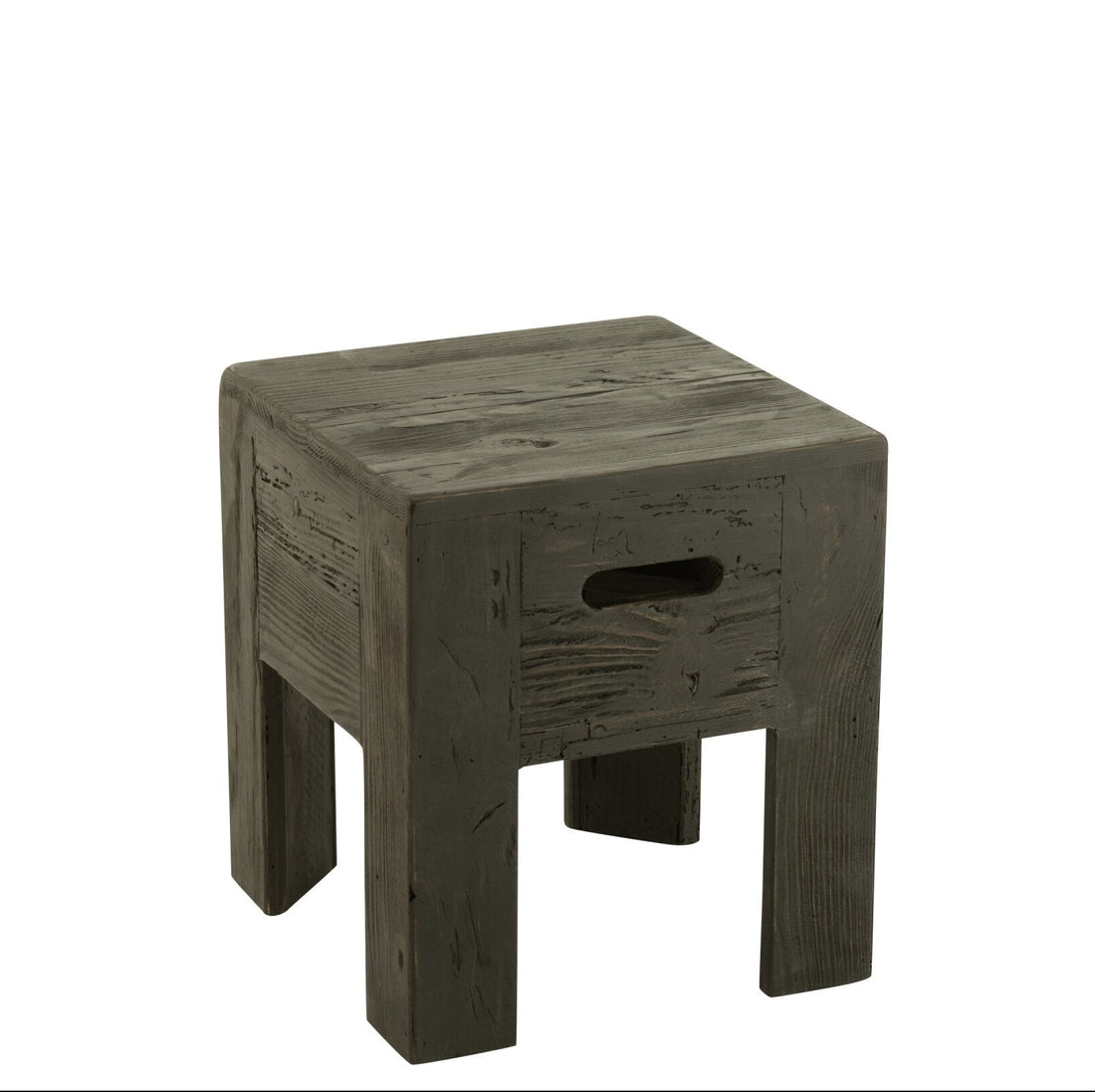 Sgabello Will Legno di Pino Nero J-Line