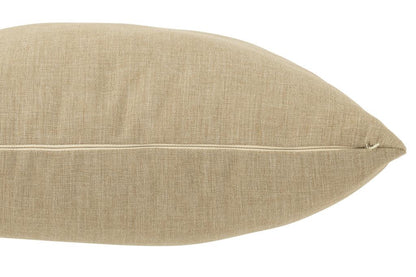 Kussen Outdoor Polyethyleen Beige - Outdoor kussen - J-Line - livinglovely.nl