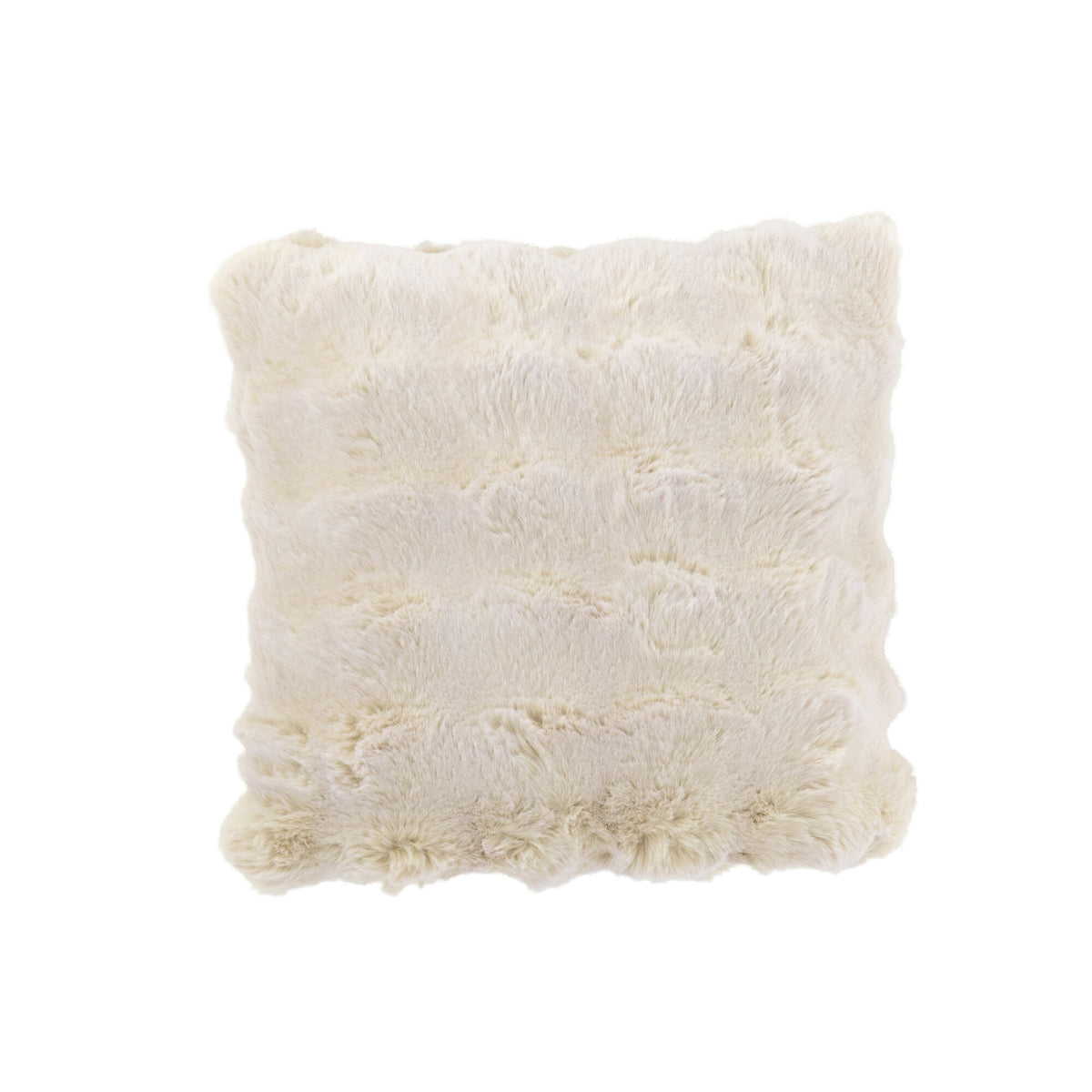 Cuscino Wave in poliestere avorio 45x45 cm J-Line