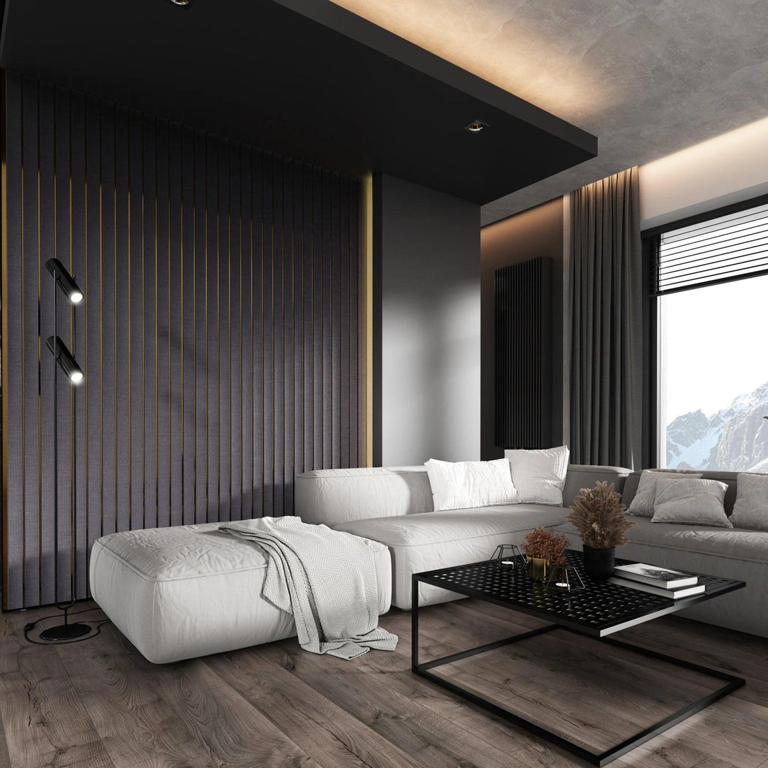 Lamelio 3D wandpaneel - Amber Antraciet - Lamelio - Lamelio - livinglovely.nl