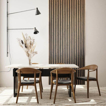 Lamelio Houtlook Wandpaneel - Vasco Eiken - Lamelio - Lamelio - livinglovely.nl