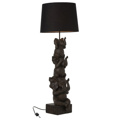 Lamp 3 Olifanten Pol Bruin J-Line