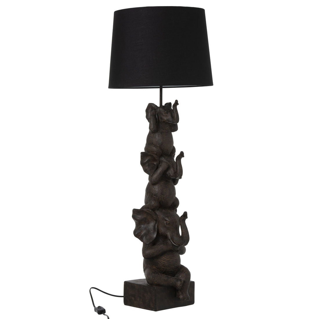 Lamp 3 Olifanten Pol Bruin J-Line