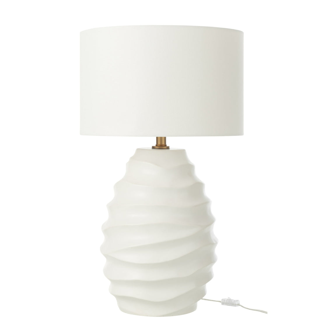 Lampada Onda Ceramica Bianca J-Line
