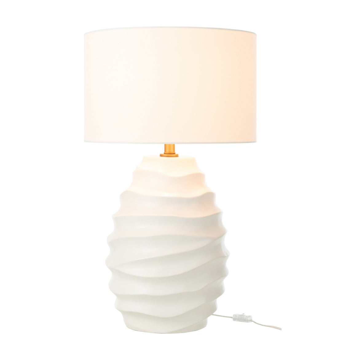 Lampada Onda Ceramica Bianca J-Line
