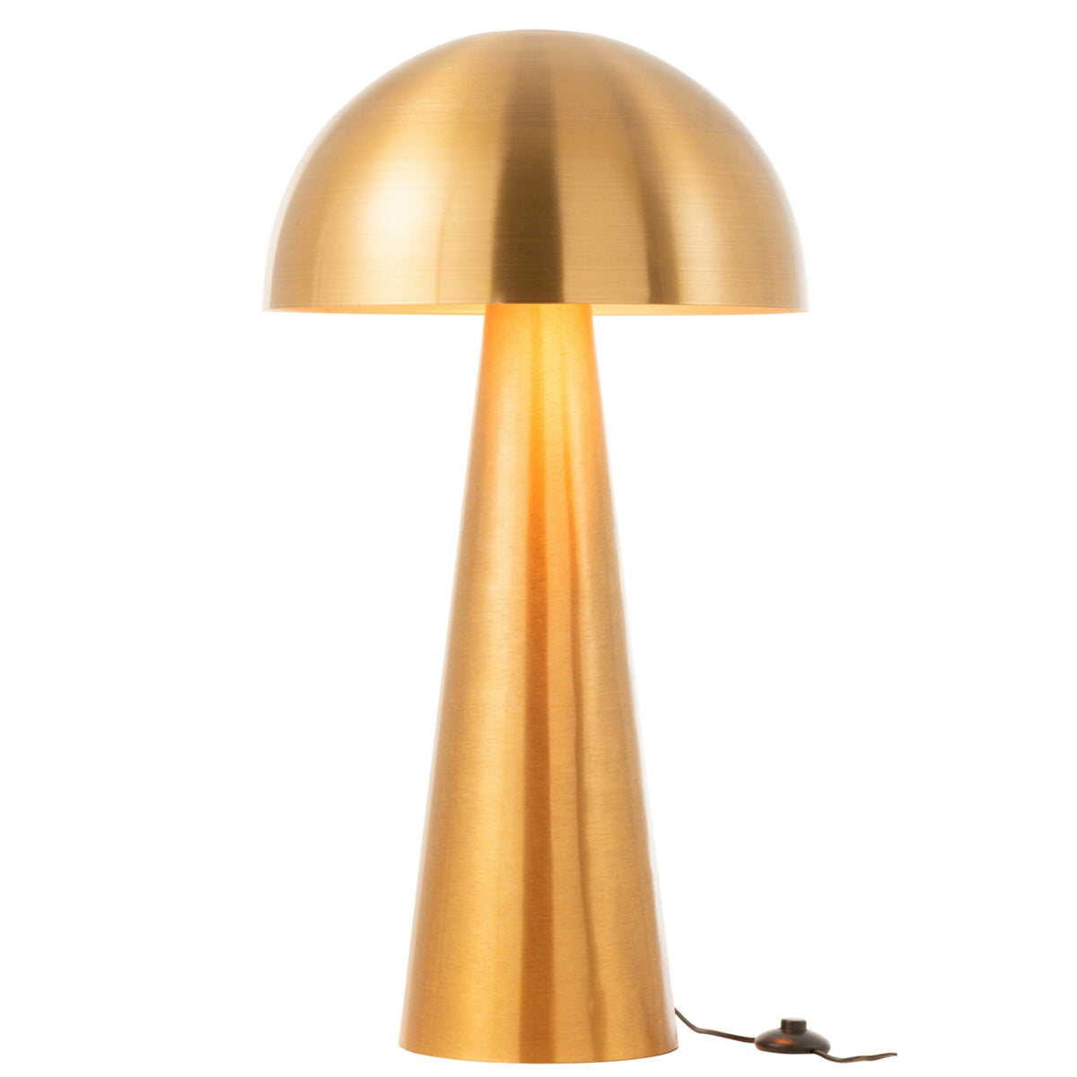 Lampada Fungo Metallo Oro Opaco Extra Large J-Line