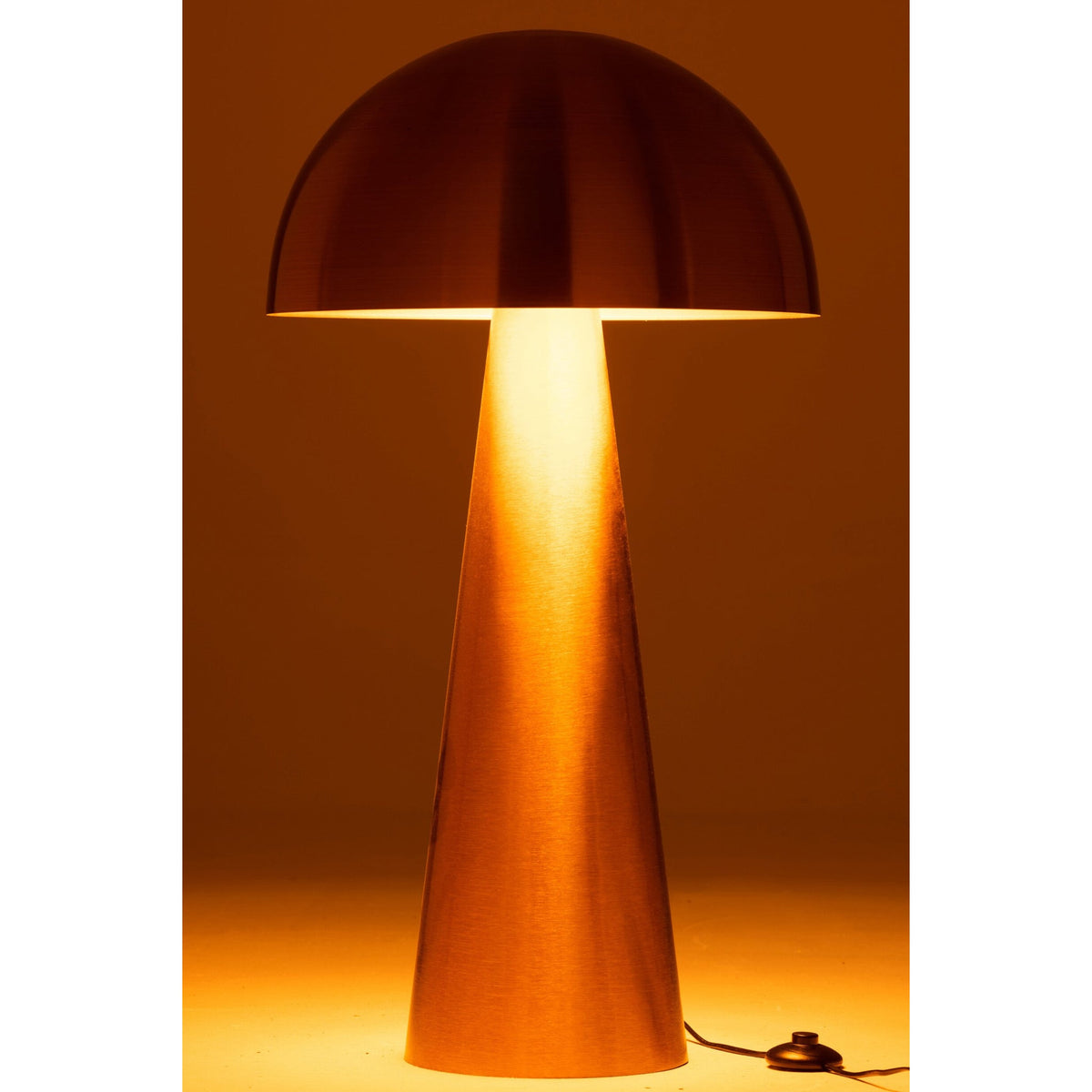 Lampada Fungo Metallo Oro Opaco Extra Large J-Line