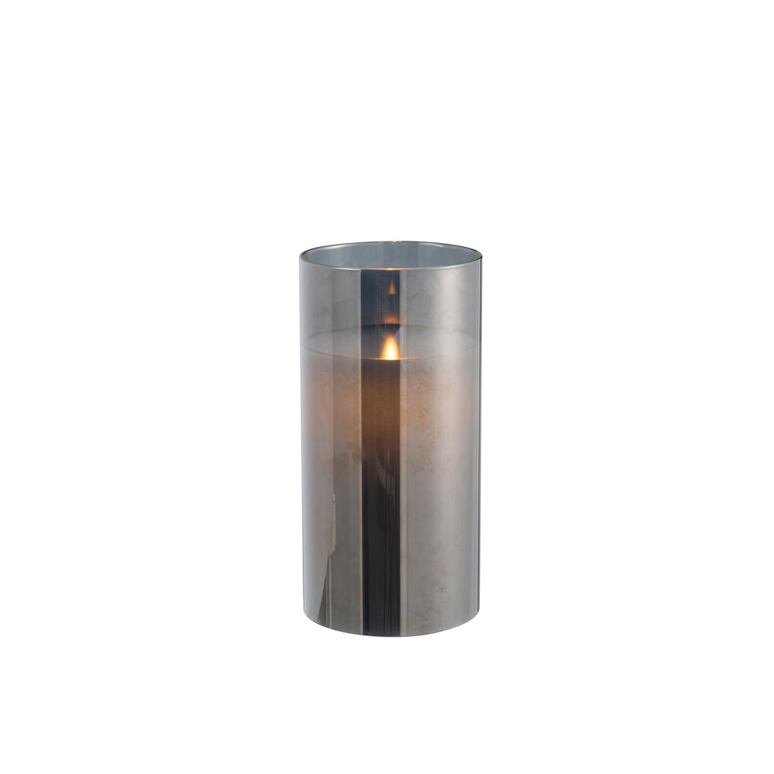 Lampada a LED Vetro Scintillante Grigio Medio