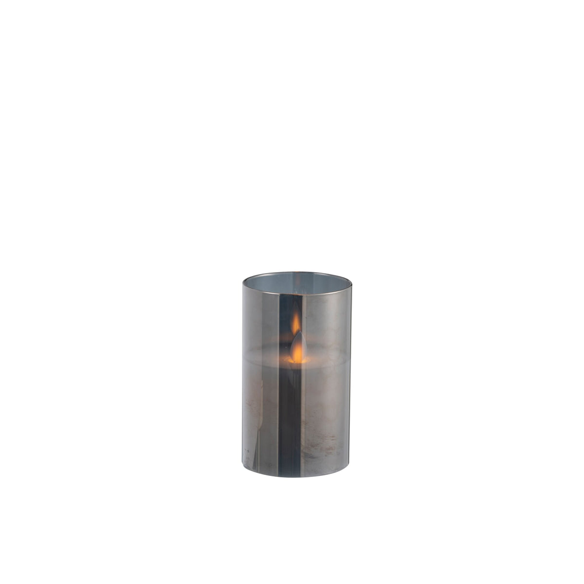 Lampada LED Vetro Scintillante Grigio Piccola