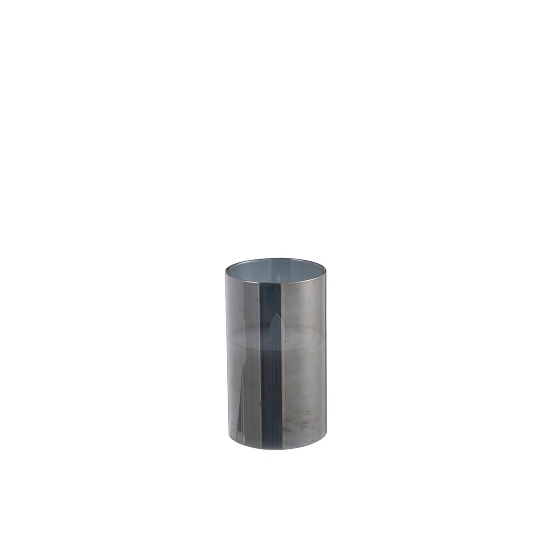 Lampada LED Vetro Scintillante Grigio Piccola