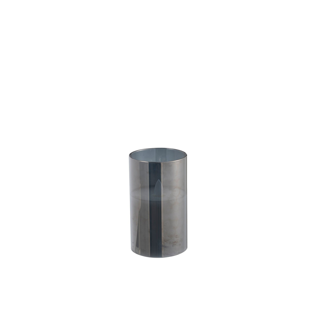 Lampada LED Vetro Scintillante Grigio Piccola