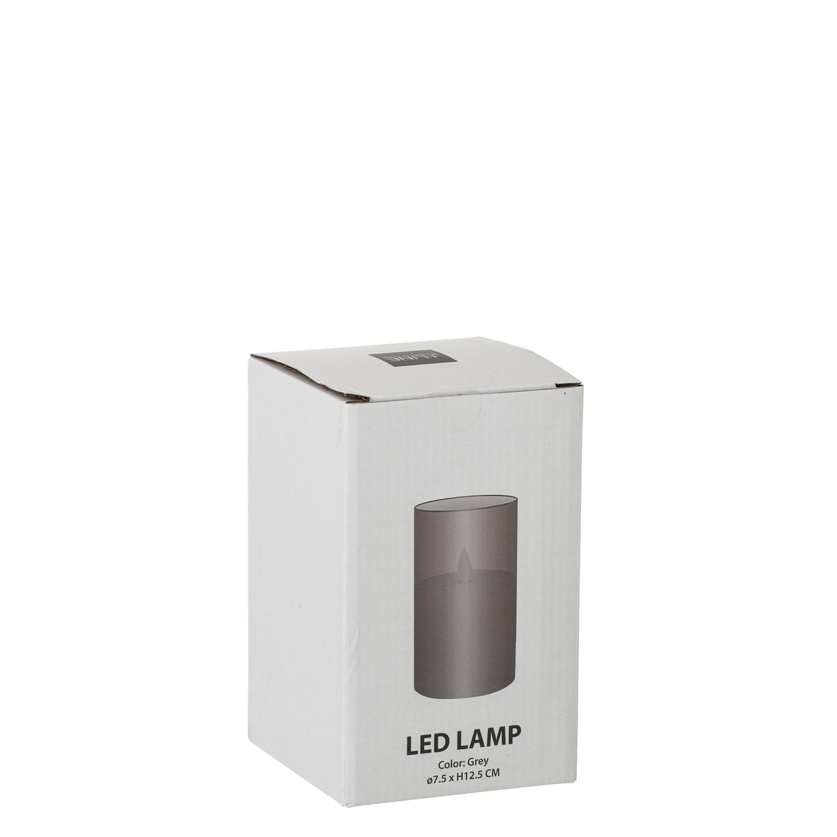 Lampada LED Vetro Scintillante Grigio Piccola