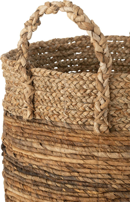 Set di 3 cesti Lucie in rafia naturale J-Line