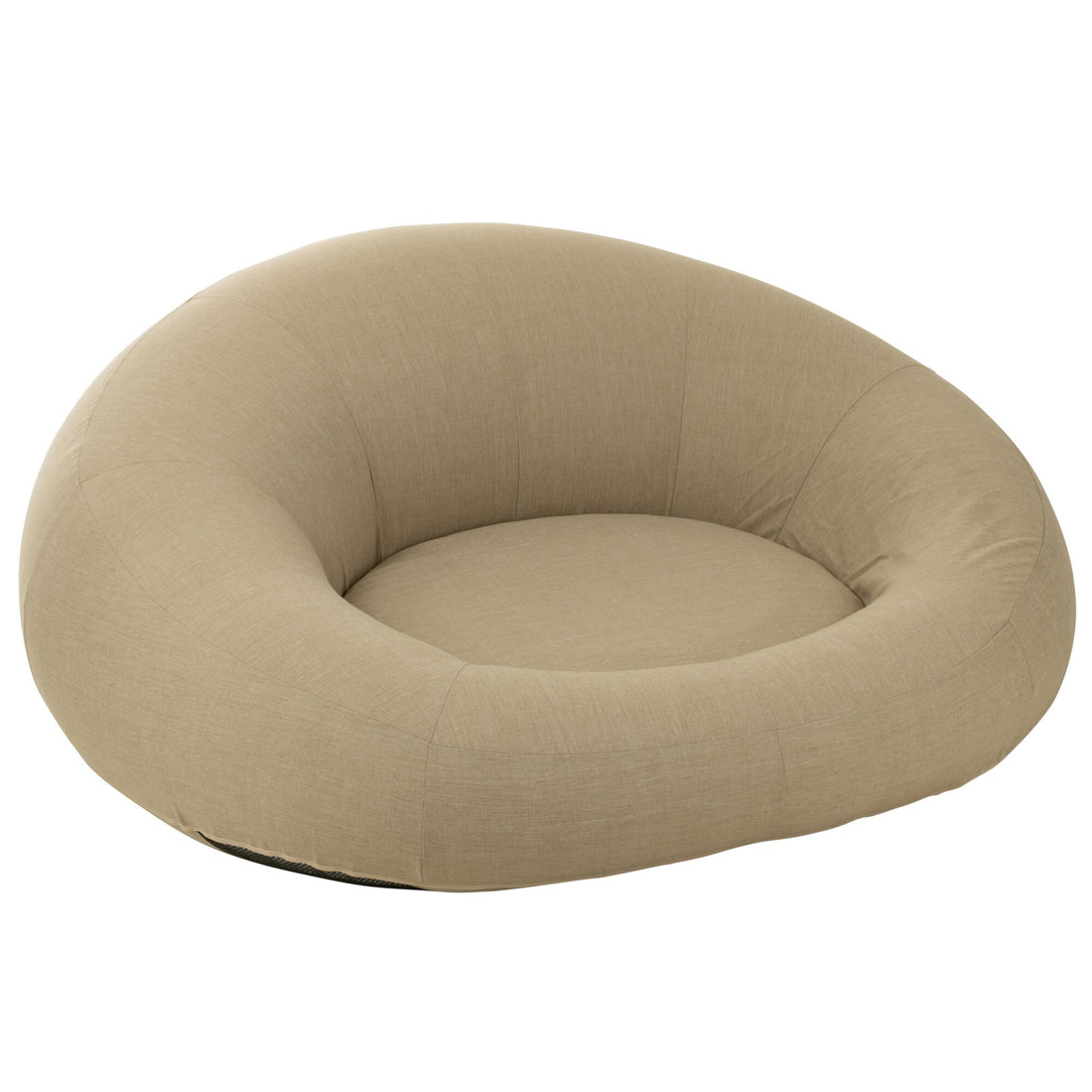 Materasso a ciambella in polietilene beige J-Line