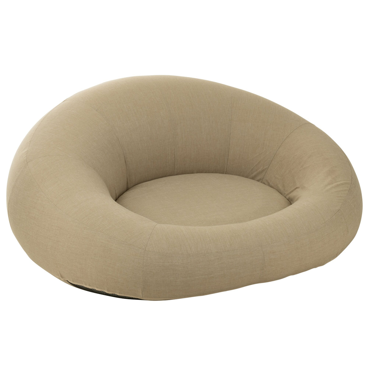 Materasso a ciambella in polietilene beige J-Line