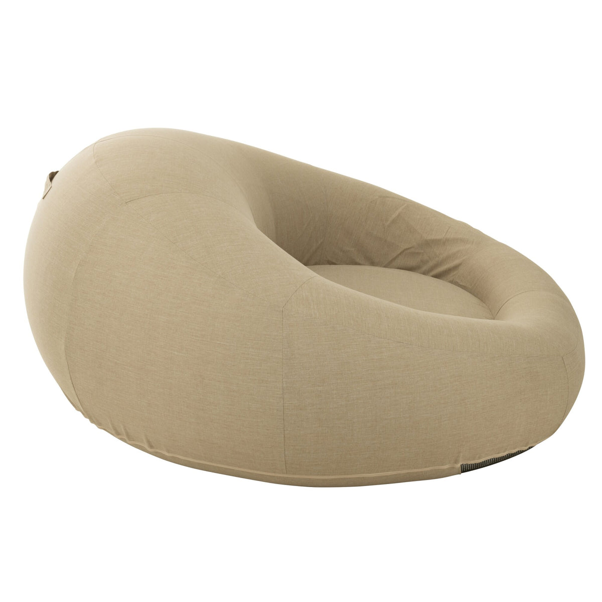 Materasso a ciambella in polietilene beige J-Line