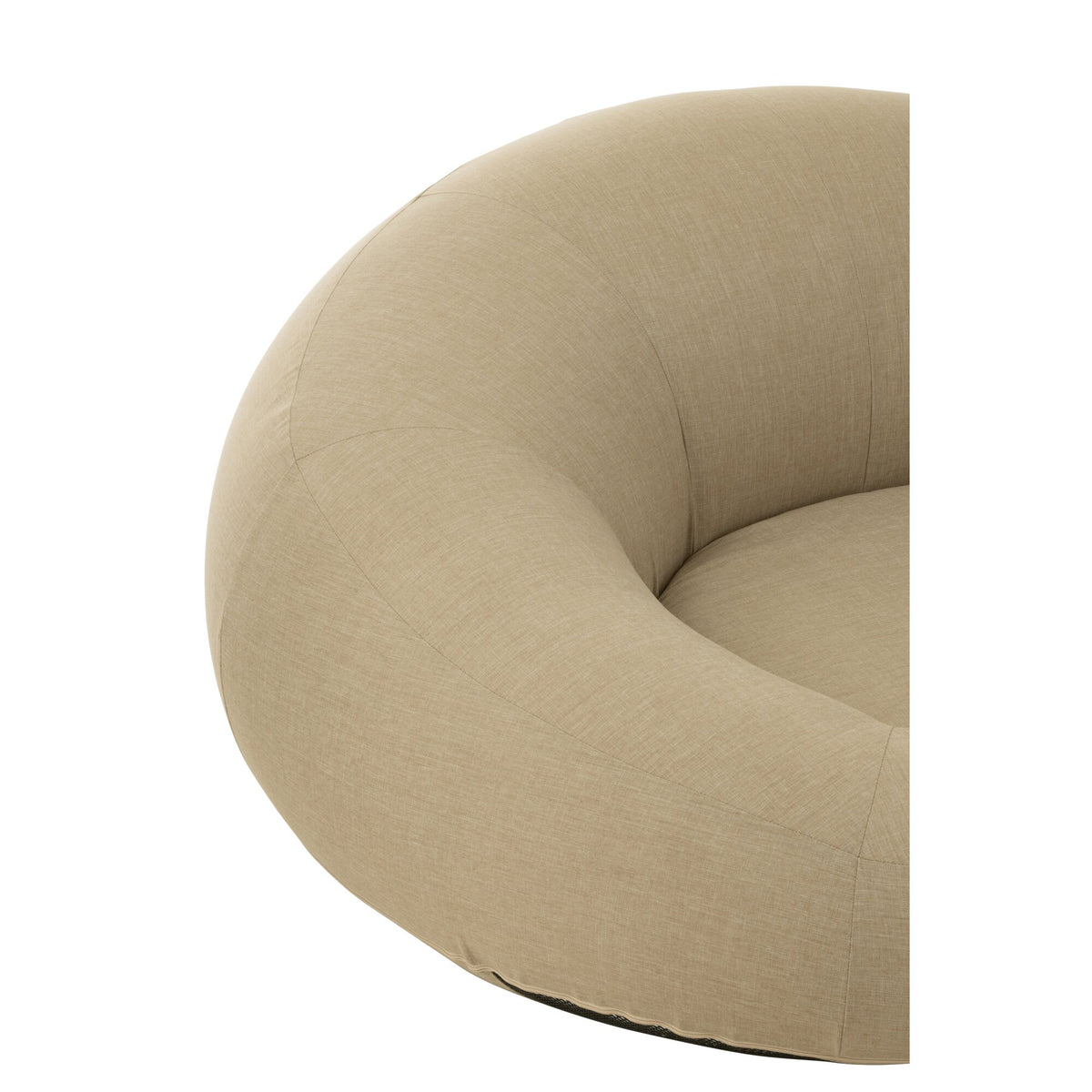 Materasso a ciambella in polietilene beige J-Line