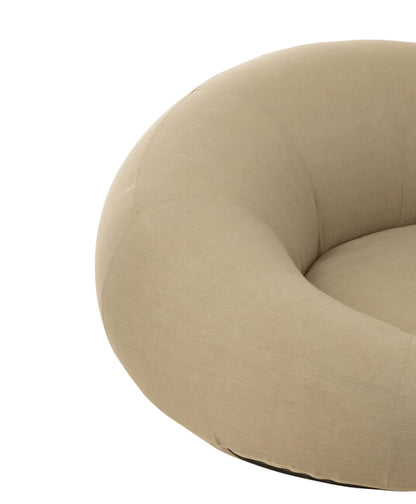 Matras Donut Polyethyleen Beige - Ligbed - J-Line - livinglovely.nl
