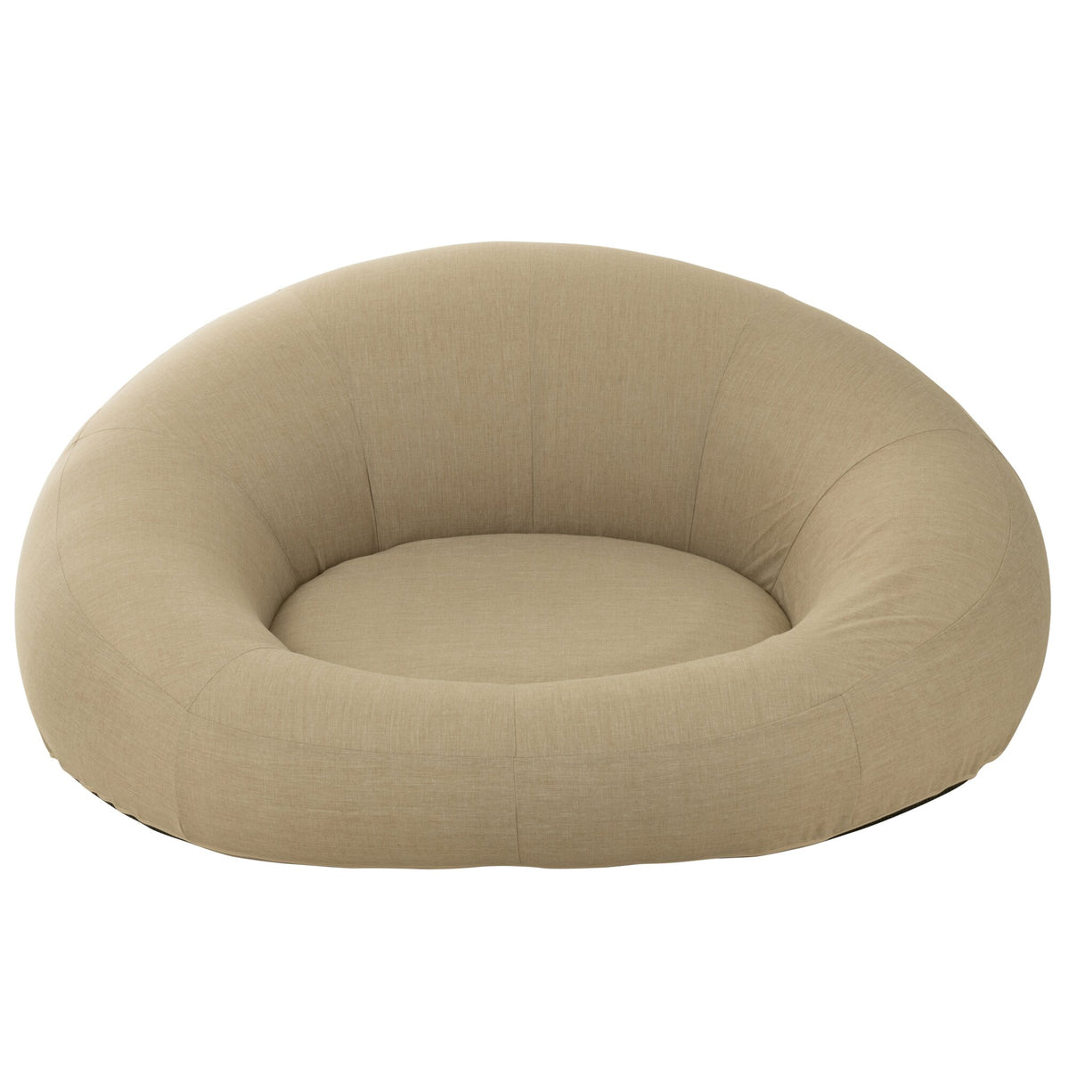Materasso a ciambella in polietilene beige J-Line