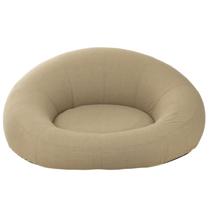 Materasso a ciambella in polietilene beige J-Line