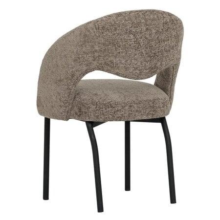 Must Living Eetkamerstoel Arca Bruin - Eetkamerstoel - MUST Living - livinglovely.nl