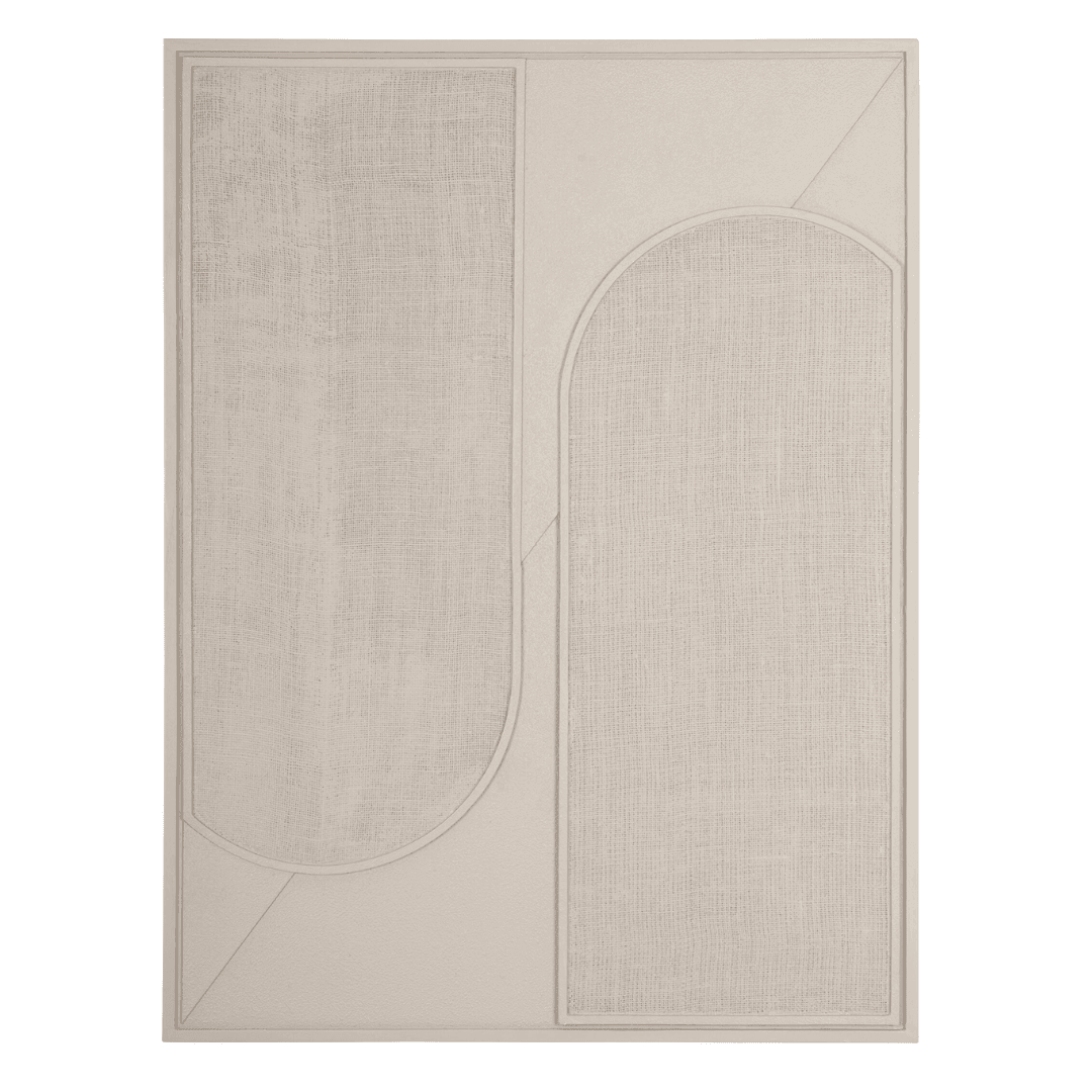 Must Living Wandpaneel Elyn Cream Large - Wandpaneel - MUST Living - livinglovely.nl