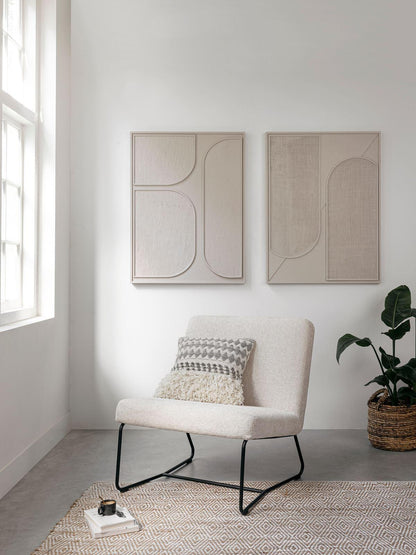 Must Living Wandpaneel Elyn Cream Large - Wandpaneel - MUST Living - livinglovely.nl