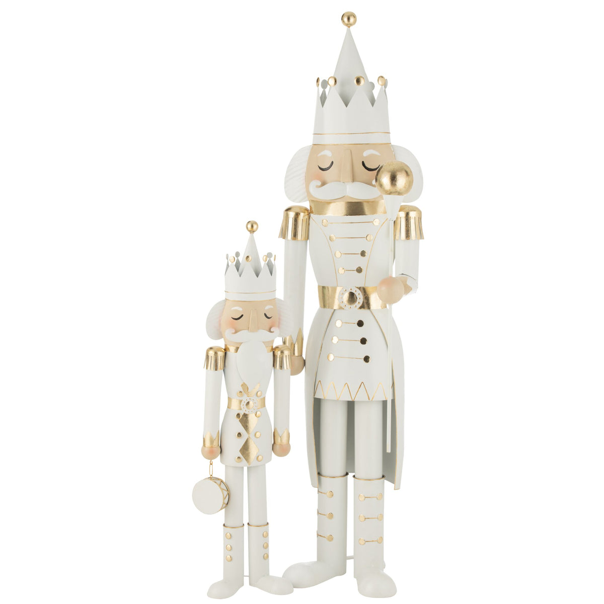Schiaccianoci Metallo Oro/Bianco Large H166cm J-Line