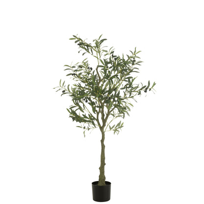 Ulivo in vaso artificiale verde piccolo H150 cm J-Line