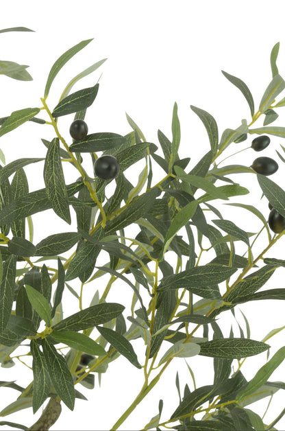 Ulivo in vaso artificiale verde piccolo H150 cm J-Line