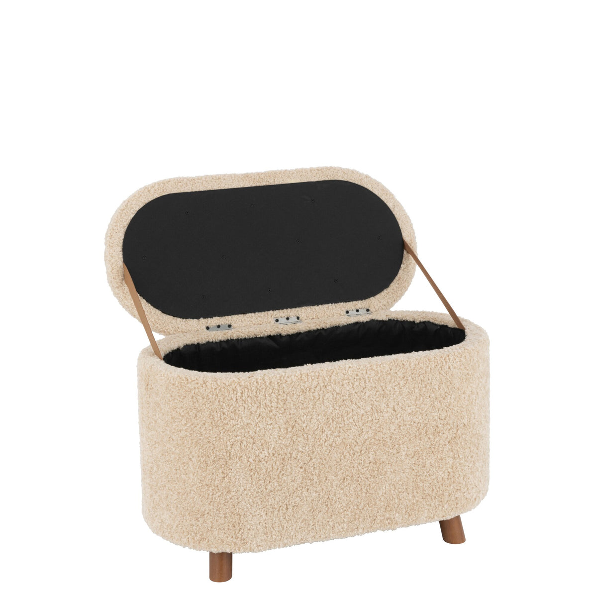Pouf contenitore Teddy Beige J-Line