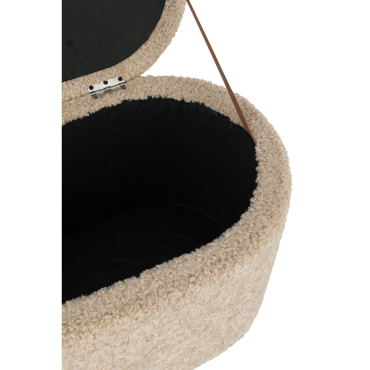 Pouf contenitore Teddy Beige J-Line