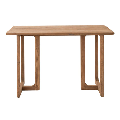 Tavolo da bar da esterno Cakra rettangolare in legno di teak naturale J-Line