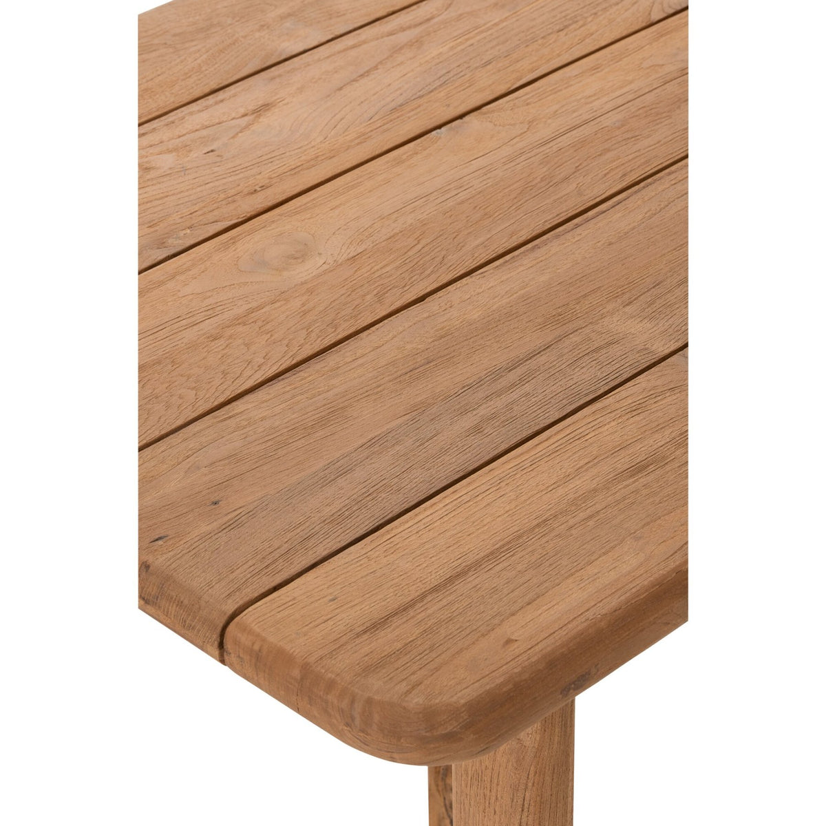 Tavolo da bar da esterno Cakra rettangolare in legno di teak naturale J-Line