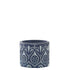 Outdoor Citronellakaars Blauw/Wit Medium J-Line