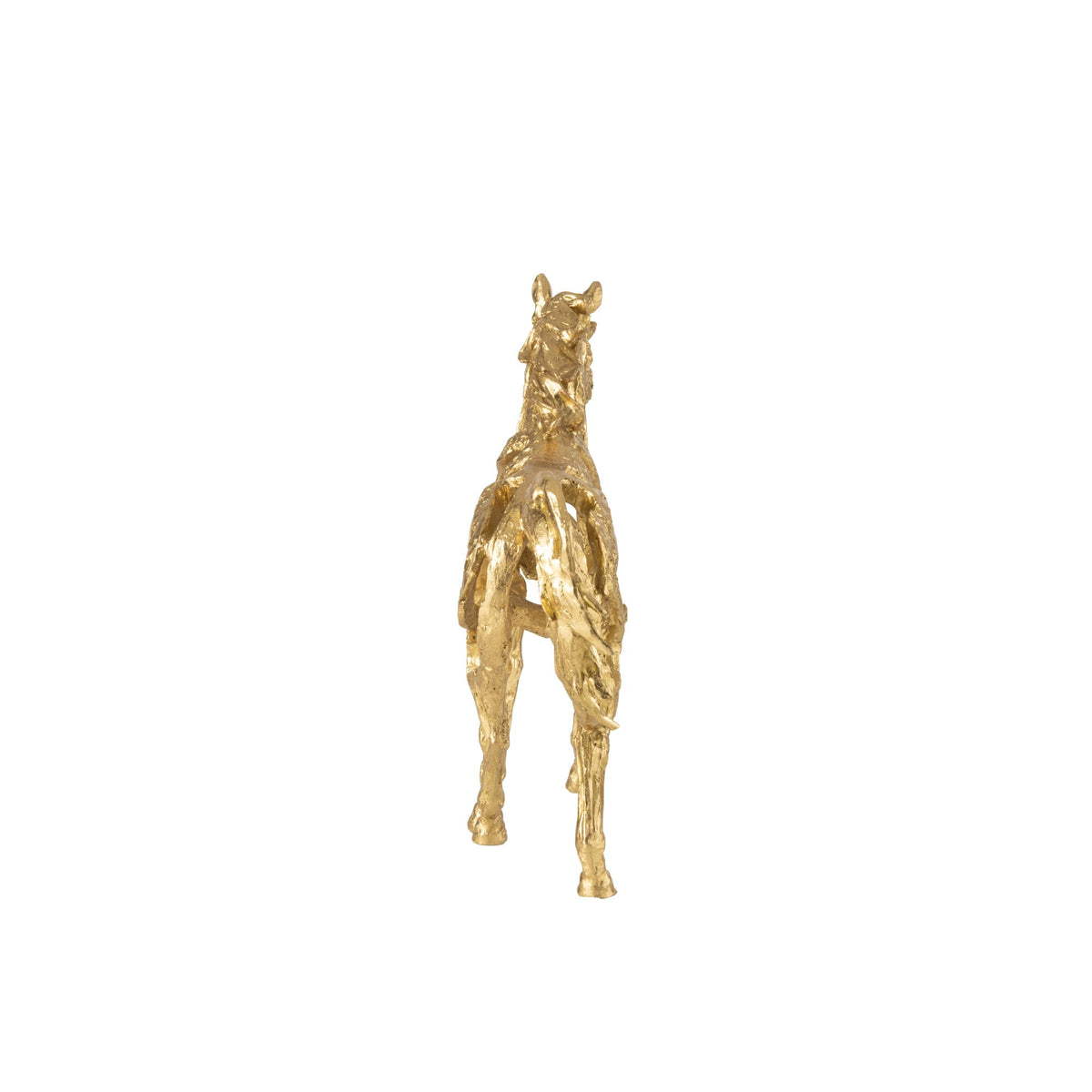 Cavallo Corrente Poliresina Color Oro Piccolo J-Line