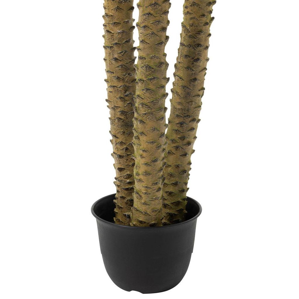 Palma artificiale 3 pezzi Real Touch in vaso verde H300 cm J-Line